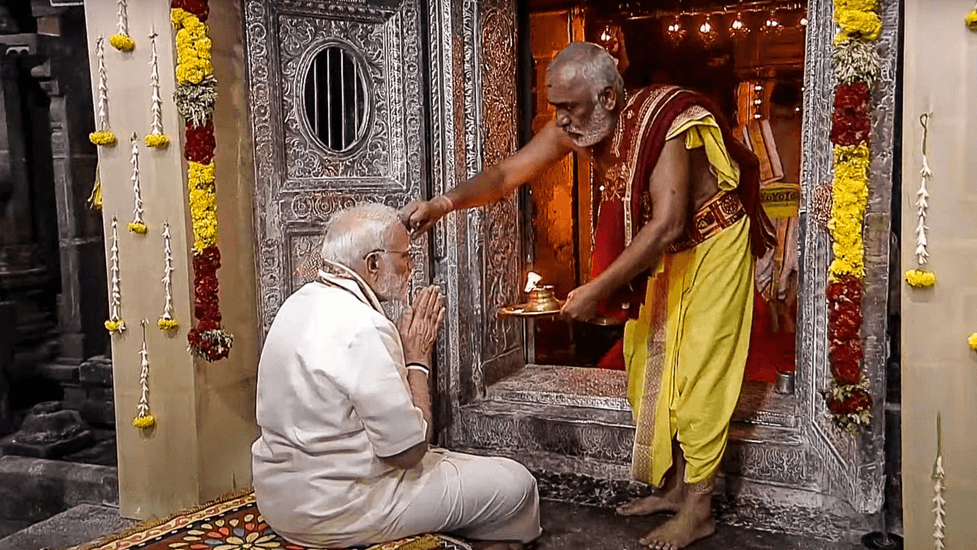 तमिलनाडु; रामेश्वरम में पीएम मोदी