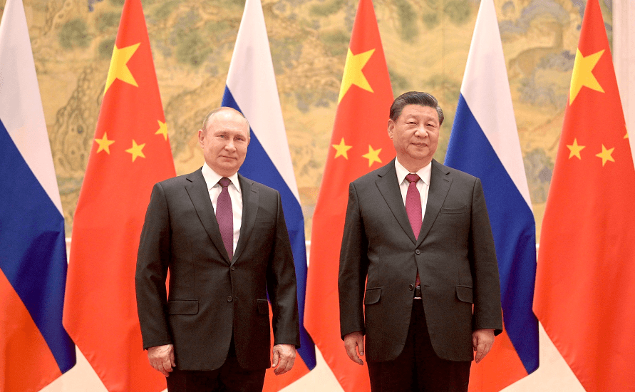 russia Vladimir Putin met with china Xi Jinping Beijing
