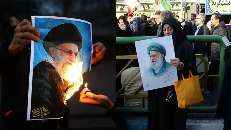 ईरान में सरकार विरोधी प्रदर्शन और उसके समर्थन में भी रैली